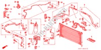 ACONDICIONADOR DE AIRE (MANGUERAS/TUBERIAS)(1) para Honda PRELUDE DOHC VTEC 2 Puertas 5 velocidades manual 1993