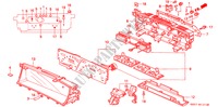 COMPONENTES DEL INDICADOR(2) para Honda PRELUDE DOHC VTEC 2 Puertas 5 velocidades manual 1993