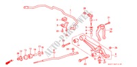 ESTABILIZADOR DELANTERO/ BRAZO INFERIOR DELANTERO para Honda PRELUDE DOHC VTEC 2 Puertas 5 velocidades manual 1993