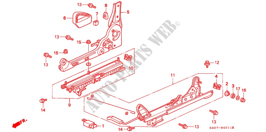 ASIENTO DEL.(2) para Honda PRELUDE DOHC VTEC 2 Puertas 5 velocidades manual 1993