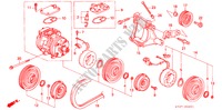 ACONDICIONADOR DE AIRE (COMPRESOR) (DOHC) para Honda CIVIC 1.8VTI 5 Puertas 5 velocidades manual 1997