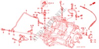 ALAMBRE DE CONTROL/ PALANCA DE CONTROL para Honda CIVIC 1.4I-L 5 Puertas 4 velocidades automática 1997
