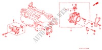 CUERPO MARIPOSA GASES(DOHC VTEC) para Honda CIVIC 1.8VTI 5 Puertas 5 velocidades manual 1997