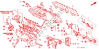 MULTIPLE DE ADMISION (DOHC VTEC) para Honda CIVIC 1.8VTI 5 Puertas 5 velocidades manual 1997