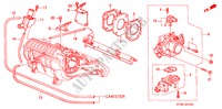 CUERPO MARIPOSA GASES(SOHC) para Honda CIVIC 1.4IS       L.P.G. 5 Puertas 5 velocidades manual 1999