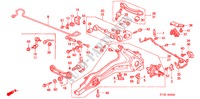 ESTABILIZADOR TRASERO/ BRAZO INFERIOR TRASERO para Honda CIVIC 2.0ITD 5 Puertas 5 velocidades manual 2000