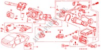 INTERRUPTOR COMBINACION(LH) para Honda CIVIC 1.4I          75PS 5 Puertas 5 velocidades manual 1999