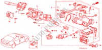 INTERRUPTOR COMBINACION(RH) para Honda CIVIC 2.0ITD 5 Puertas 5 velocidades manual 2000