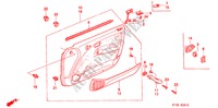 RECUBRIMIENTO DE PUERTA(LH) para Honda CIVIC 1.4IS       L.P.G. 5 Puertas 5 velocidades manual 1999