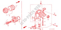 BOMBA DE ACEITE/COLADOR DE ACEITE para Honda INTEGRA TYPE R 3 Puertas 5 velocidades manual 2000