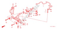 BRAZO INFERIOR DELANTERO para Honda INTEGRA TYPE R 3 Puertas 5 velocidades manual 2000