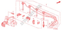 CABLE DE ALTA TENSION/TAPON para Honda INTEGRA TYPE R 3 Puertas 5 velocidades manual 2000