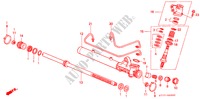 CAJA DE CAMBIOS DE P.S. COMPONENTES(LH) para Honda INTEGRA TYPE R 3 Puertas 5 velocidades manual 2000