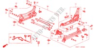 ASIENTO DEL. (IZQ.)(POTENCIA) para Honda ACCORD COUPE 2.0IES 2 Puertas 5 velocidades manual 1997