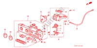 CONTROL DE CALEFACTOR para Honda ACCORD COUPE 2.2IES 2 Puertas 5 velocidades manual 1994