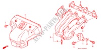 MULTIPLE DE ESCAPE para Honda ACCORD COUPE 2.2IES 2 Puertas 5 velocidades manual 1994