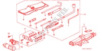 HERRAMIENTAS/GATO para Honda ACCORD AERODECK 2.2IES 5 Puertas 5 velocidades manual 1994