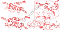 INTERRUPTOR COMBINACION(RH) ( '95) para Honda ACCORD AERODECK 2.0ILS 5 Puertas 5 velocidades manual 1994