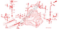 PALANCA DE CONTROL para Honda ACCORD AERODECK 2.2ILS 5 Puertas 4 velocidades automática 1997
