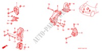SOPORTES DE MOTOR(MT) para Honda ACCORD AERODECK 2.2IES 5 Puertas 5 velocidades manual 1997