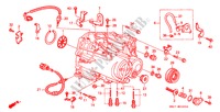 ALOJAMIENTO TRANSMISION (3.0L) para Honda NSX NSX-T 2 Puertas 5 velocidades manual 1995