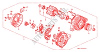 ALTERNADOR(DENSO) para Honda NSX NSX-T 2 Puertas 5 velocidades manual 1995