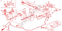 CILINDRO MAESTRO EMBRAGUE (LH) para Honda NSX NSX-T 2 Puertas 5 velocidades manual 1995