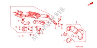 COLUMNA DE DIRECCION para Honda NSX NSX-T 2 Puertas 5 velocidades manual 1995