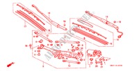 LIMPIAPARABRISAS (LH) para Honda NSX NSX-T 2 Puertas 5 velocidades manual 1995