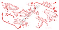 MULTIPLE DE ESCAPE(3.0L) para Honda NSX NSX-T 2 Puertas 5 velocidades manual 1995