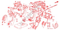 PEDAL(LH) para Honda NSX NSX 2 Puertas 6 velocidades manual 2000