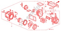 SOPLADOR DE CALEFACTOR(RH) para Honda NSX NSX-T 2 Puertas 5 velocidades manual 1995