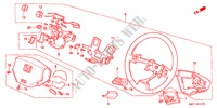 VOLANTE DE DIRECCION (KE/KF/KG/KH/KQ/KX) para Honda NSX NSX-T 2 Puertas 5 velocidades manual 1995