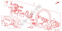 VOLANTE DE DIRECCION(KU) para Honda NSX NSX-T 2 Puertas 4 velocidades automática 1997