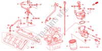ENFRIADOR DE ACEITE/TUBO DE RESPIRADERO para Honda NSX NSX 2 Puertas 6 velocidades manual 2004