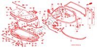 ESCOTILLA TRASERA/MOTOR TAPA DE MANTENIMIENTO(NSX T) para Honda NSX NSX-T 2 Puertas 6 velocidades manual 2002