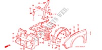 GUARDABARROS DELANTERO(RH) para Honda NSX NSX 2 Puertas 6 velocidades manual 2002