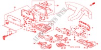 GUARNICION DE INSTRUMENTO(RH) para Honda NSX NSX 2 Puertas 6 velocidades manual 2005