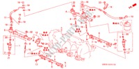 LINEA DE COMBUSTIBLE( '03) (2) para Honda NSX NSX-T 2 Puertas 6 velocidades manual 2003