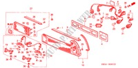 LUZ TRASERA(2) para Honda NSX NSX 2 Puertas 6 velocidades manual 2002