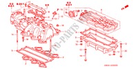 MULTIPLE DE ADMISION para Honda NSX NSX 2 Puertas 6 velocidades manual 2004