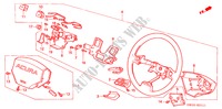 VOLANTE DE DIRECCION(SRS) (2) para Honda NSX NSX 2 Puertas 6 velocidades manual 2002