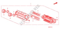 ACONDICIONADOR DE AIRE CONTROL(RH) para Honda CR-V RVSI 5 Puertas 6 velocidades manual 2007