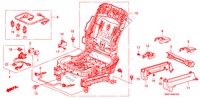 ASIENTO DEL. (IZQ.) para Honda CR-V RVSI 5 Puertas 6 velocidades manual 2008