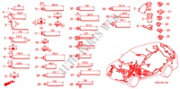 BANDA DE JUEGO DE CABLES/SOPORTE(LH)(1) para Honda CR-V RVSI 5 Puertas 6 velocidades manual 2008