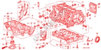 BLOQUE DE CILINDRO/COLECTOR DE ACEITE (2.0L) para Honda CR-V RVSI 5 Puertas 6 velocidades manual 2008