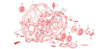 CAJA DE EMBRAGUE(2.4L) para Honda CR-V RVSI 5 Puertas 6 velocidades manual 2008