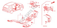 CONDUCTO para Honda CR-V RVSI 5 Puertas 6 velocidades manual 2008