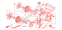 ACONDICIONADOR DE AIRE(2.4L)(COMPRESOR) para Honda CR-V RV-SI 5 Puertas 6 velocidades manual 2010
