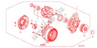 ALTERNADOR(DENSO)(DIESEL)('10) para Honda CR-V DIESEL 2.2 COMFORT 5 Puertas 6 velocidades manual 2010